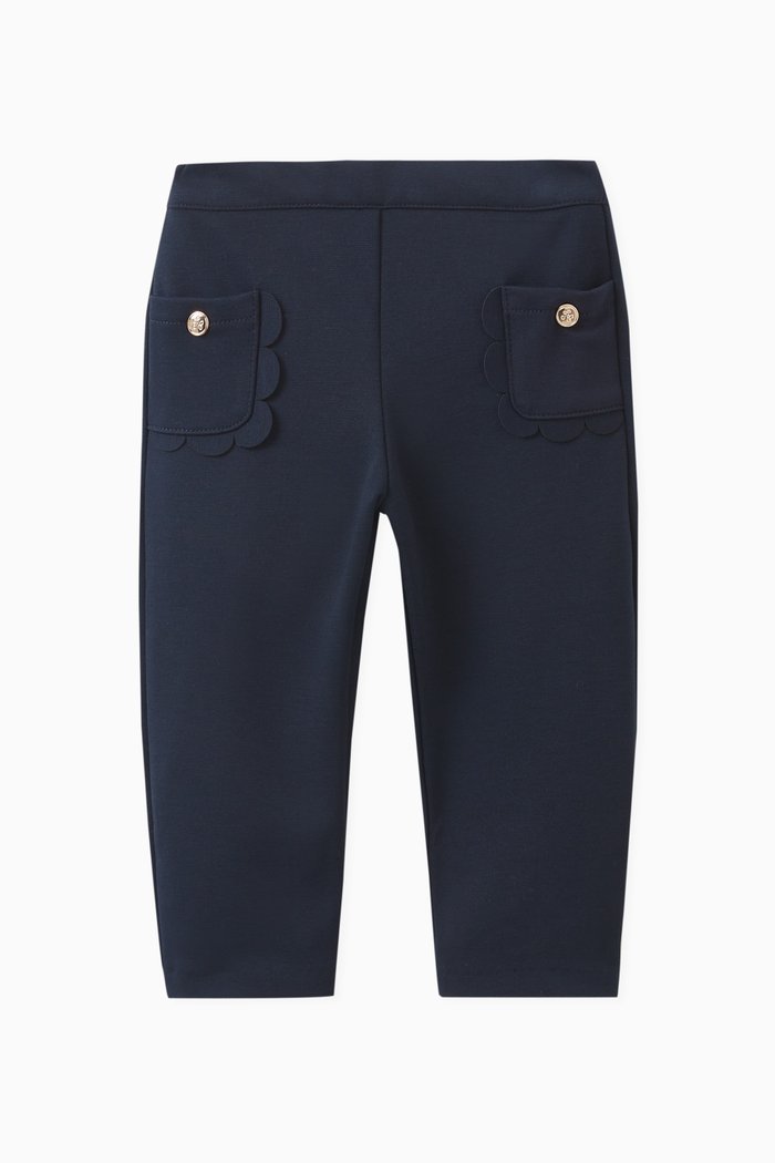 

Trousers in Stretch Polyester-viscose Blend, Blue