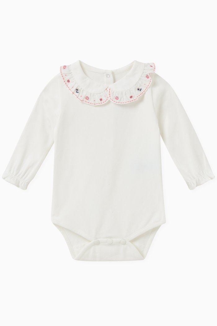 

Bodysuit in Stretch Cotton, Neutral