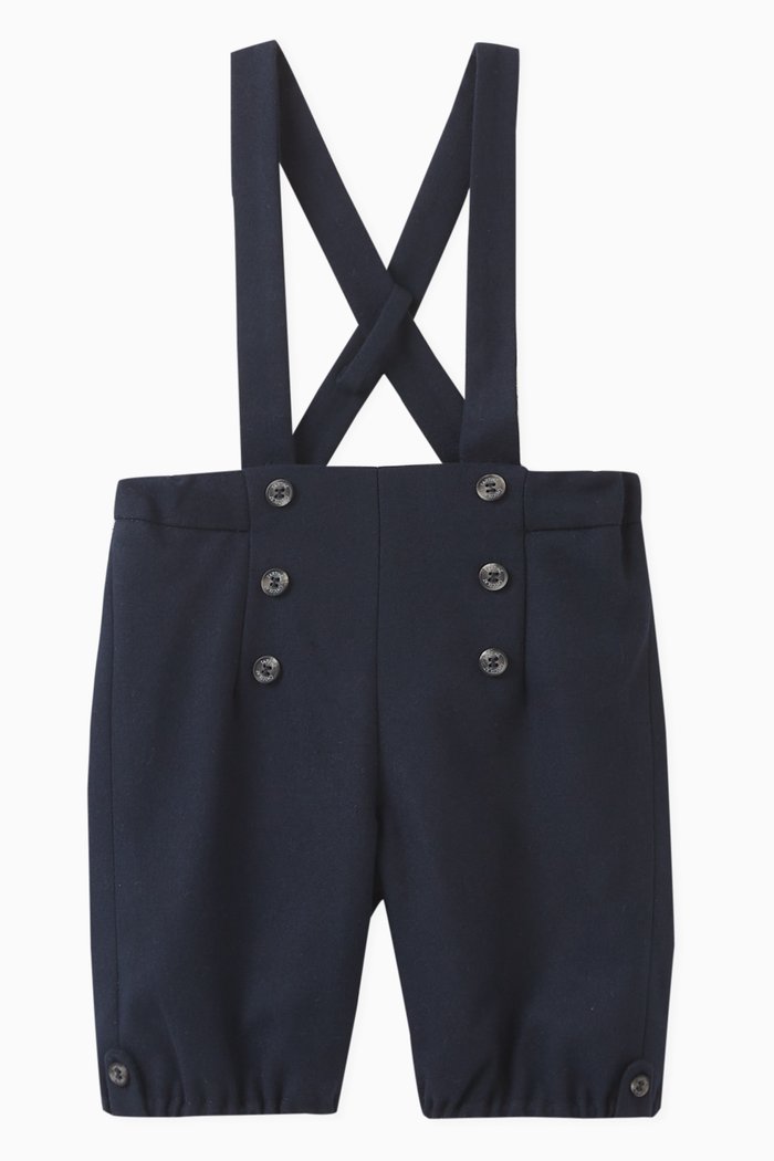 

Dungarees in Wool Blend, Blue