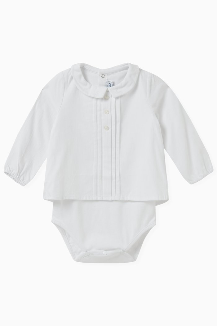 

Bodysuit in Cotton, White