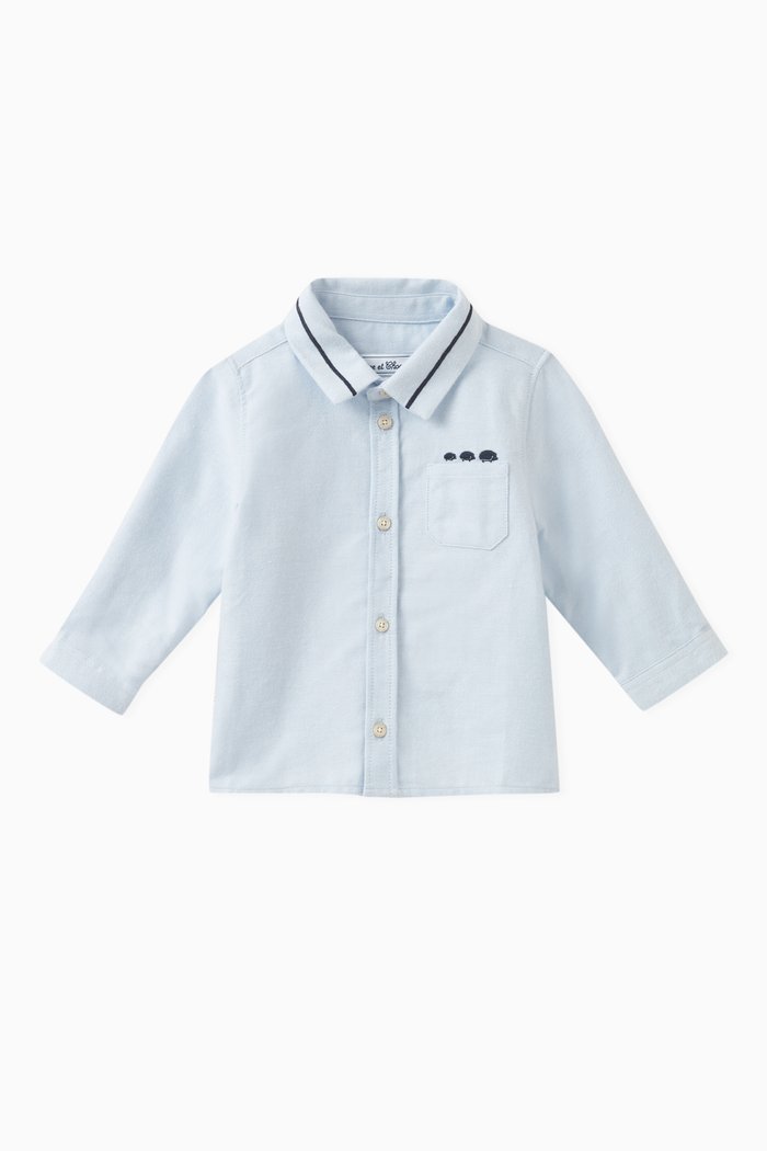 

Hedgehog Shirt in Cotton, Blue
