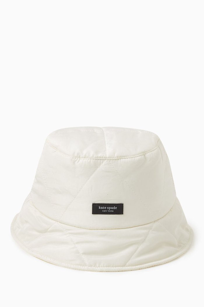

Sam Quilted Bucket Hat, Neutral