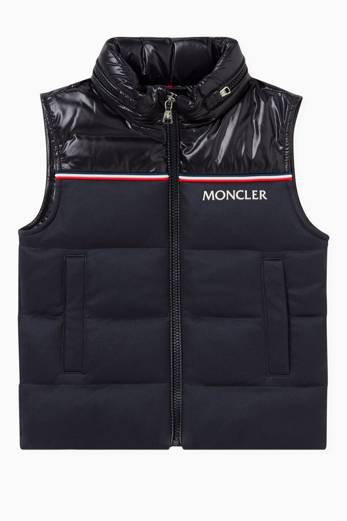 

Peter Vest in Down-filled Quilted Nylon, Black