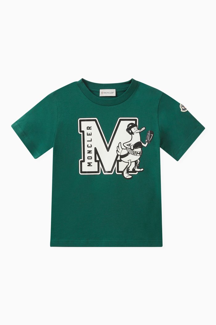 

Logo-print T-shirt in Cotton-jersey, Green