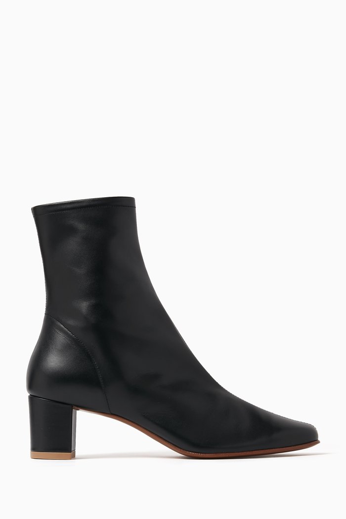 

Sofia 50 Ankle Boots in Leather, Black