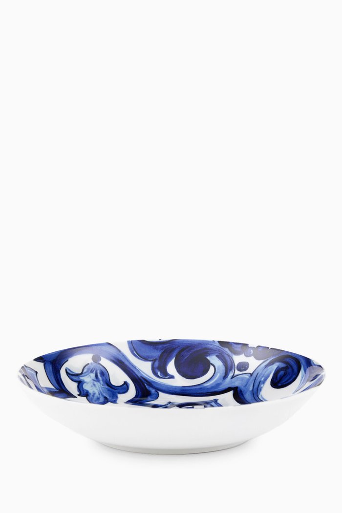 

Blu Mediterraneo Set of 2 Soup Bowls in Porcelain, Blue