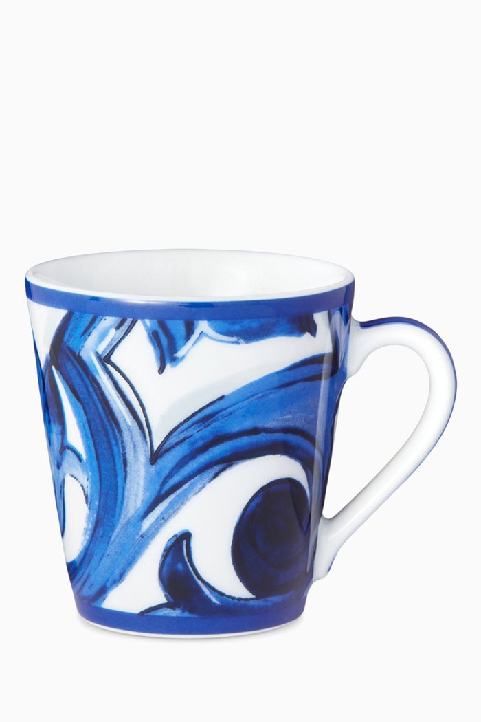 

Blu Mediterraneo Mug in Porcelain, Blue