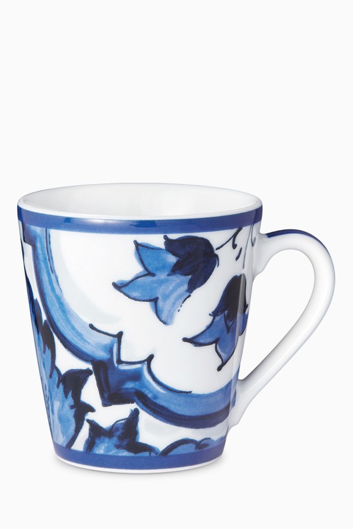 

Blu Mediterraneo Fiore Mug in Porcelain, Blue