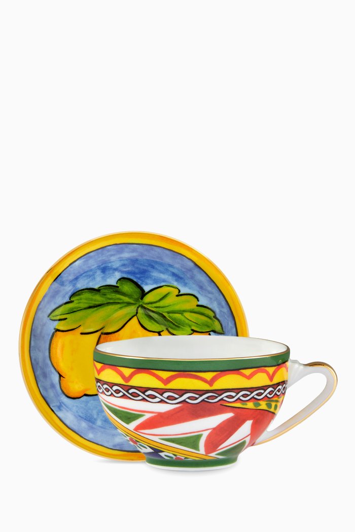 

Carretto Limoni Espresso Set in Porcelain, Multicolour