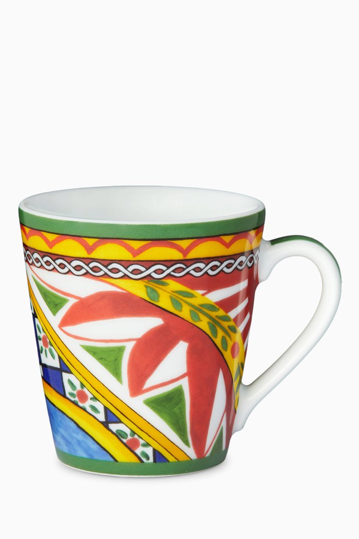 Carretto Limoni Mug in Porcelain, Multicolour