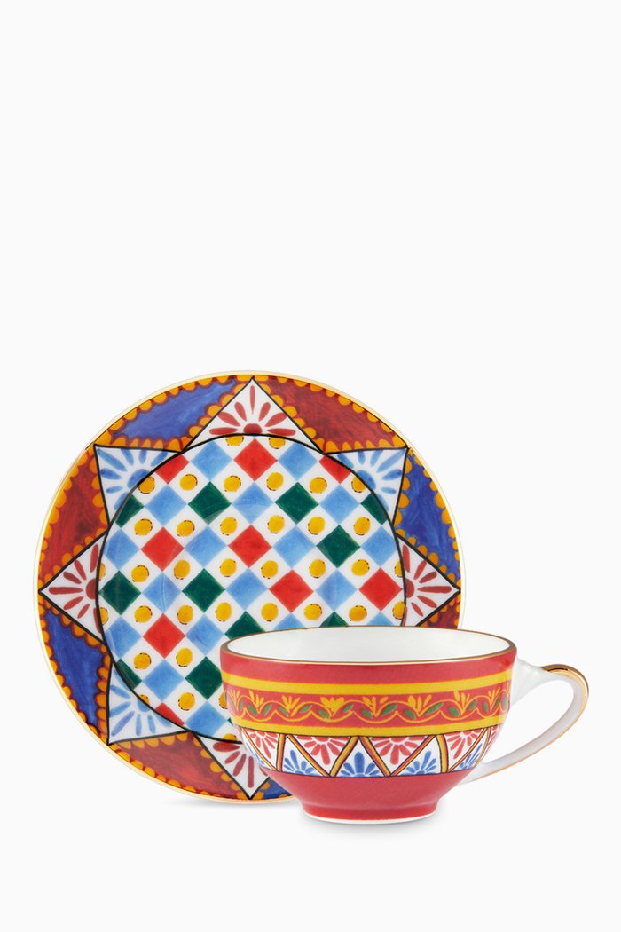 

Carretto Star Tea Set in Porcelain, Multicolour