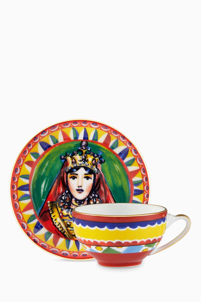 

Carretto Regina Espresso Set in Porcelain, Multicolour
