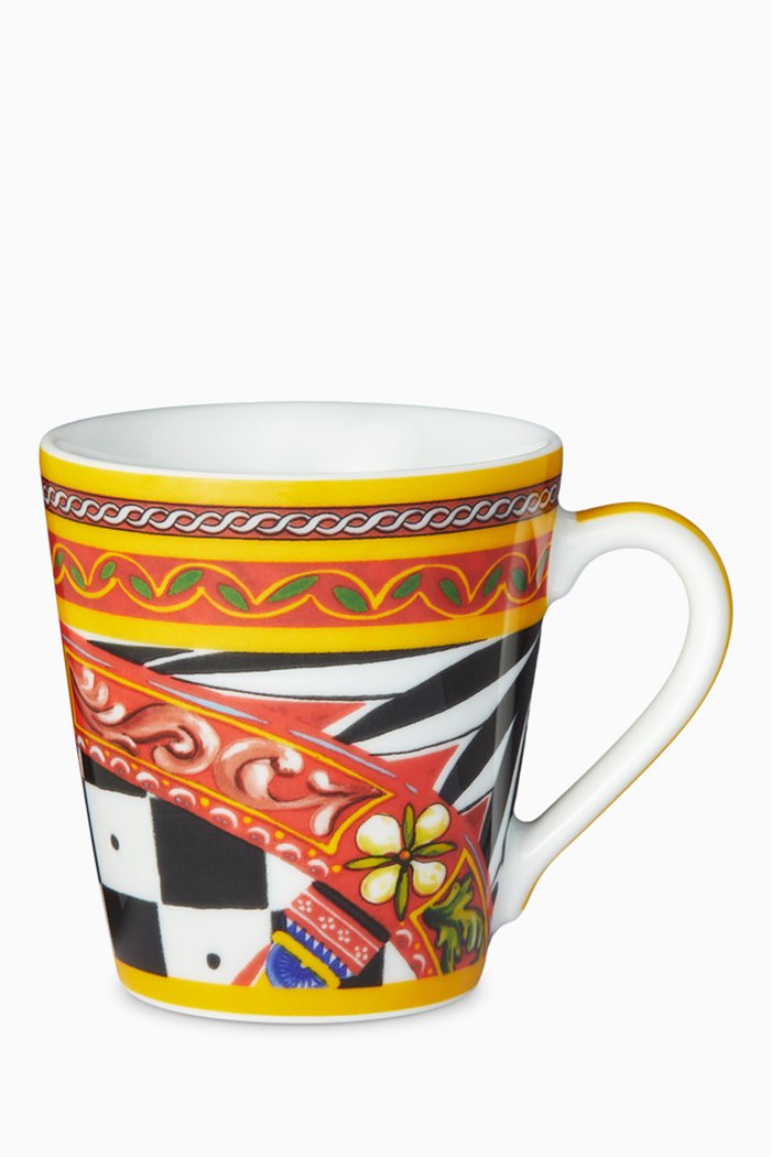 

Carretto Cavaliere Mug in Porcelain, Multicolour