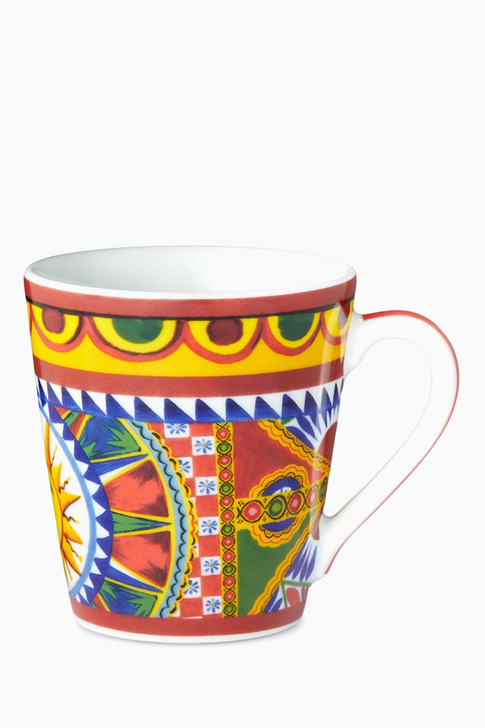 

Carretto Siciliano-print Mug in Porcelain, Multicolour