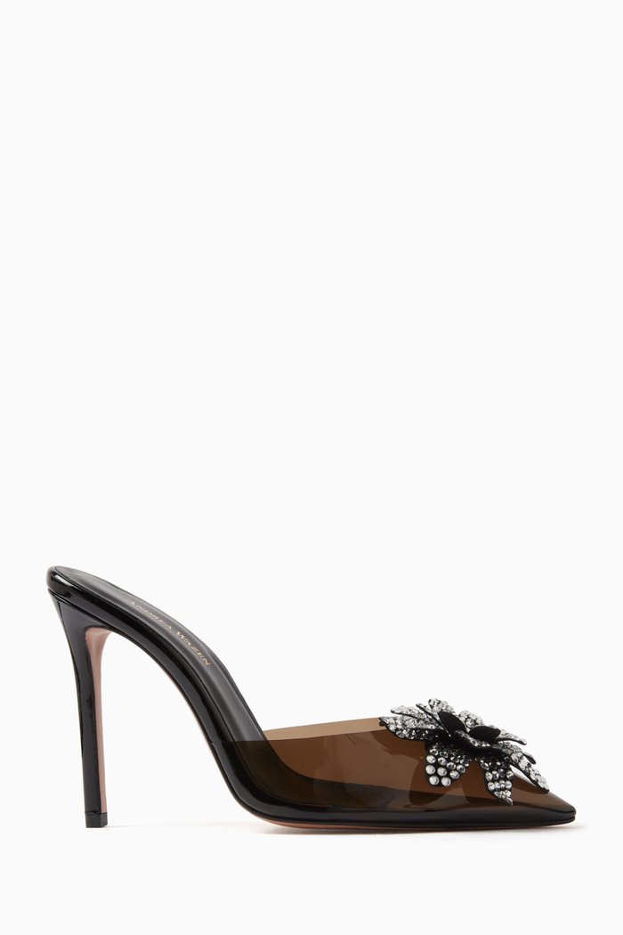 

Flora Glitz 105 Mules in PVC, Black