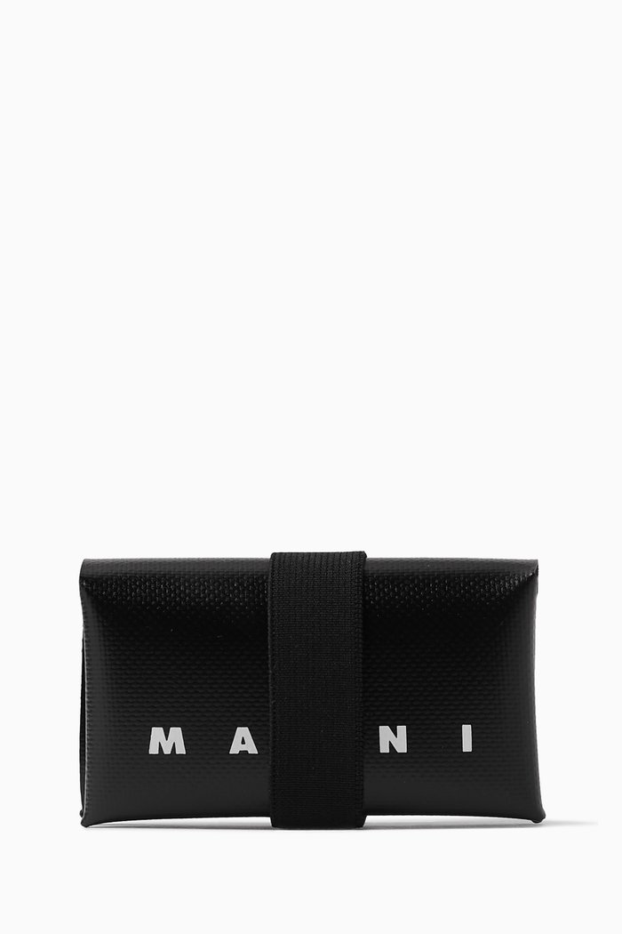 

BiFold Wallet in Faux Leather, Black