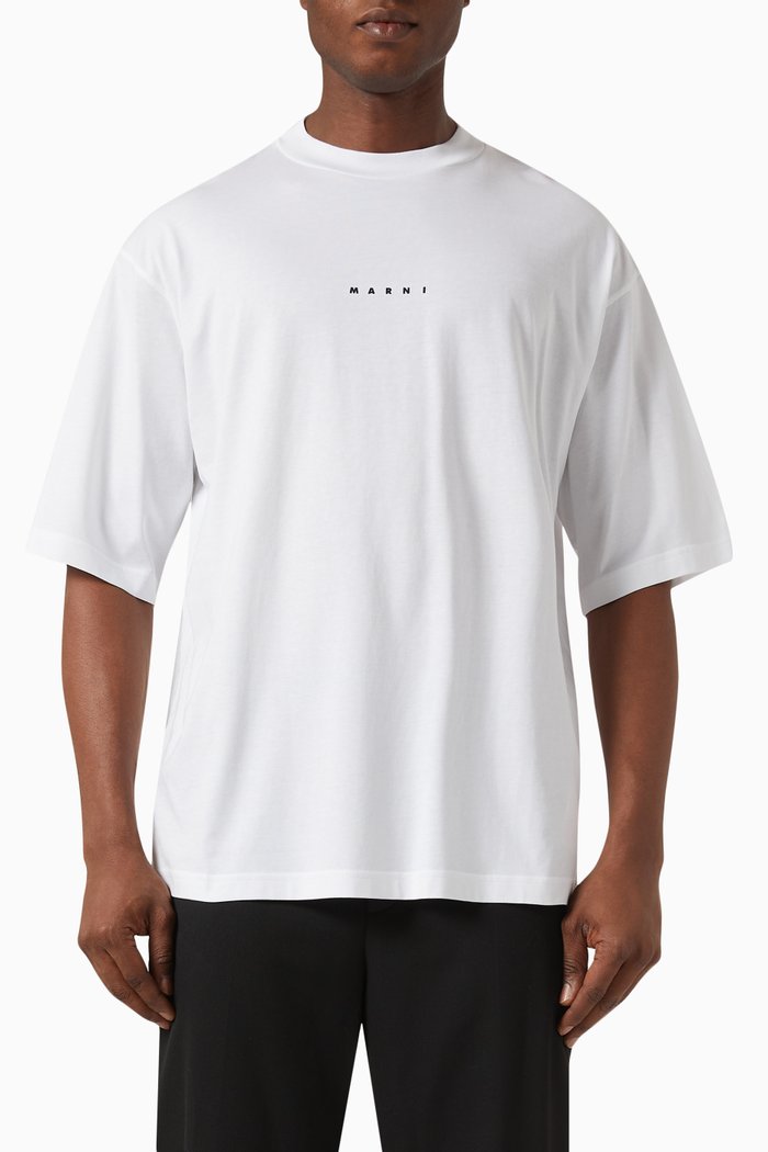 

Logo T-shirt in Bio Cotton Jersey, White