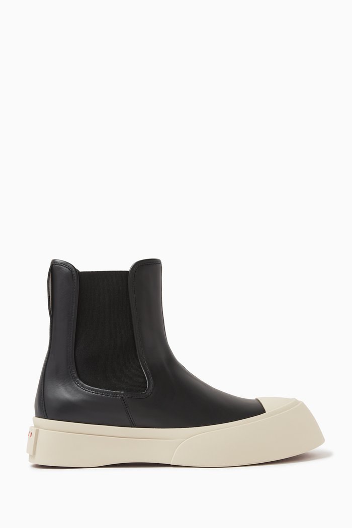 Pablo Chelsea Boots in Nappa Leather, Black