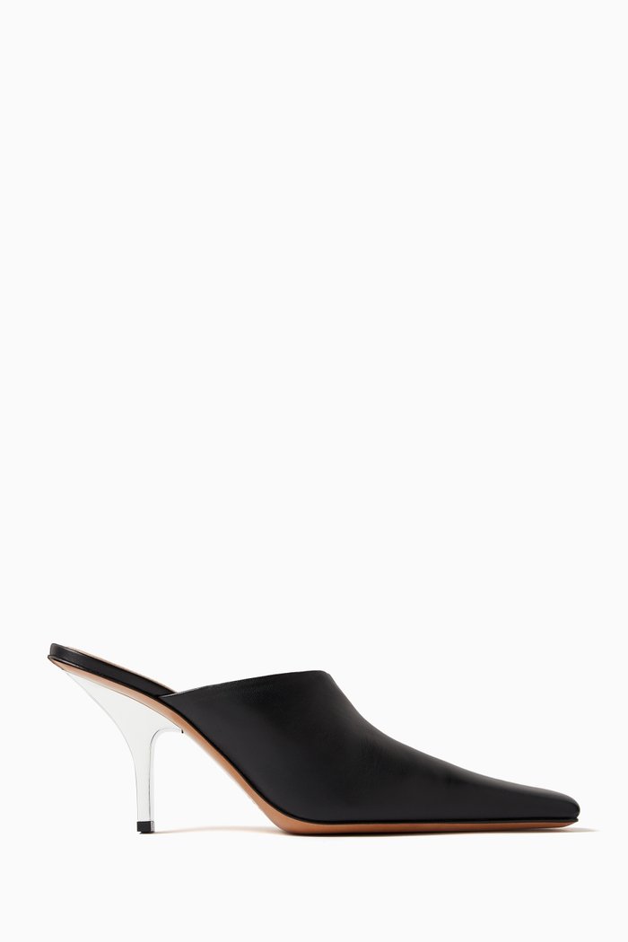 

Sabot 80 Heel Pumps in Leather, Black