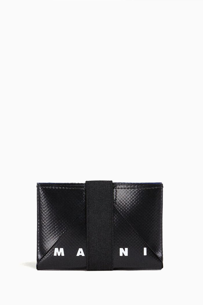 

Logo Card Holder in Calf Leather, Multicolour