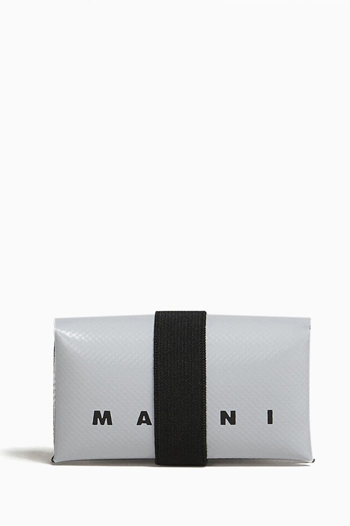 

BiFold Wallet in Faux Leather, Silver
