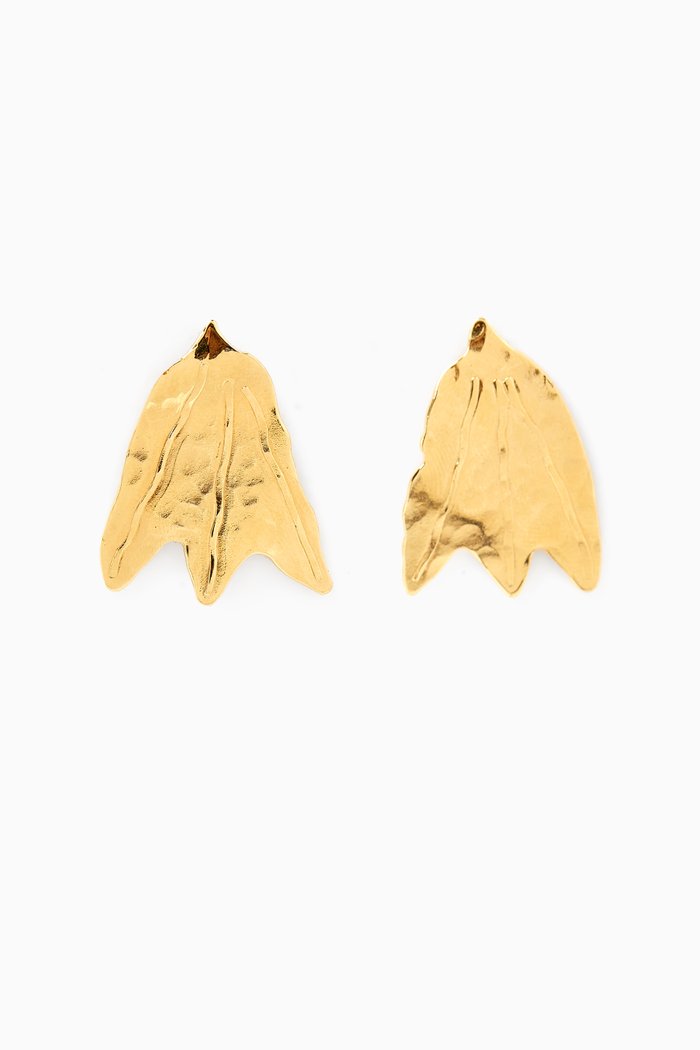 

Culture Earrings in Eco Brass, Gold
