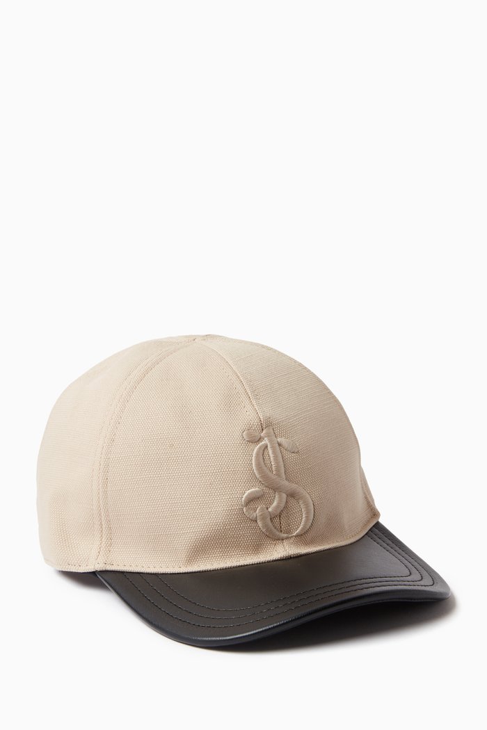 

Logo-embroidered Baseball Cap in Canvas, Neutral