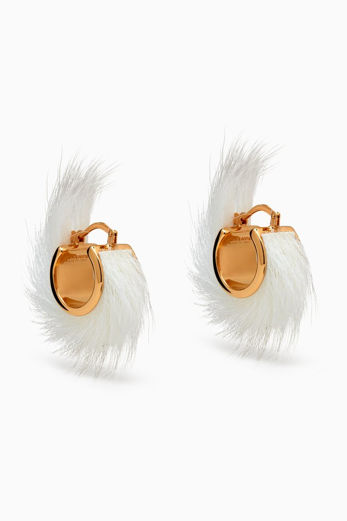 

Soft Wildness Earrings in Eco Brass, Multicolour
