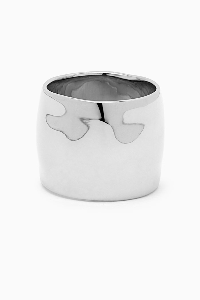 

Raw Wildness Ring in Eco Brass, Silver