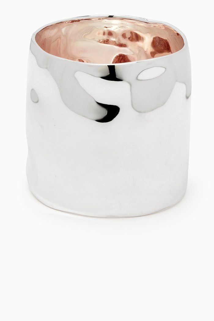 

Raw Wildness Bracelet in Eco Brass, Silver