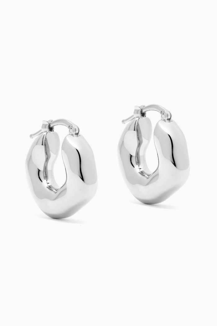 

New Lightness Earrings in Eco Brass, Silver