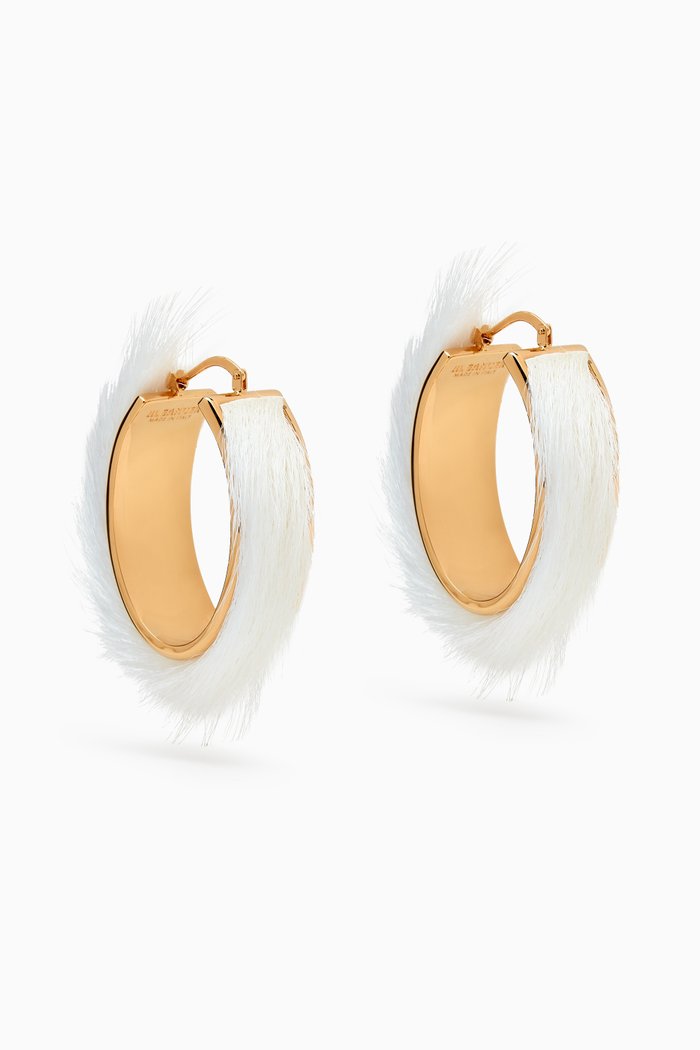 

Soft Wildness Earrings in Eco Brass, Multicolour