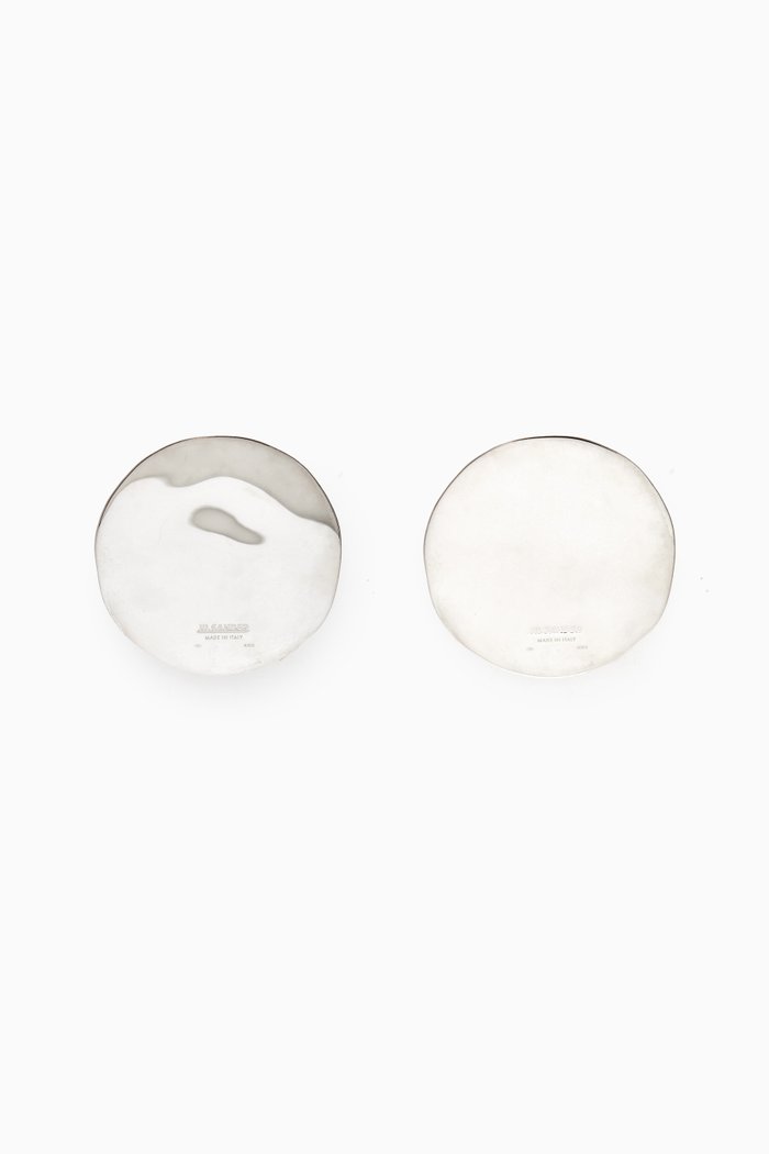 Chain Watch Earrings in Silver