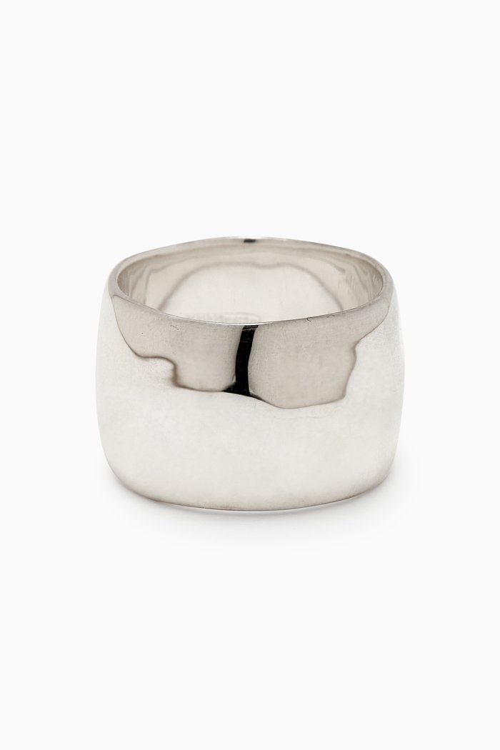 

Raw Wildness Ring in Eco Brass, Silver