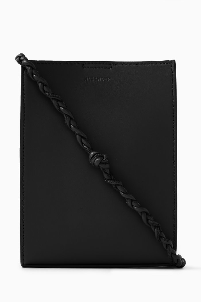 

Small Tangle Pouch in Calf Leather, Black