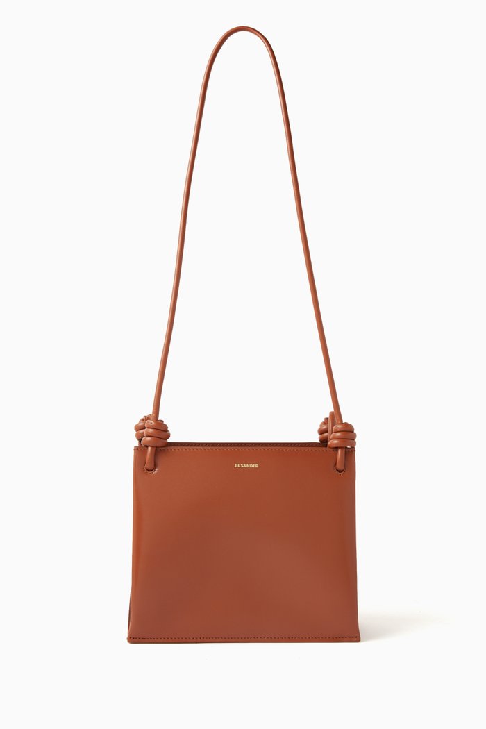 

Giro Small Shoulder Bag in Leather, Neutral