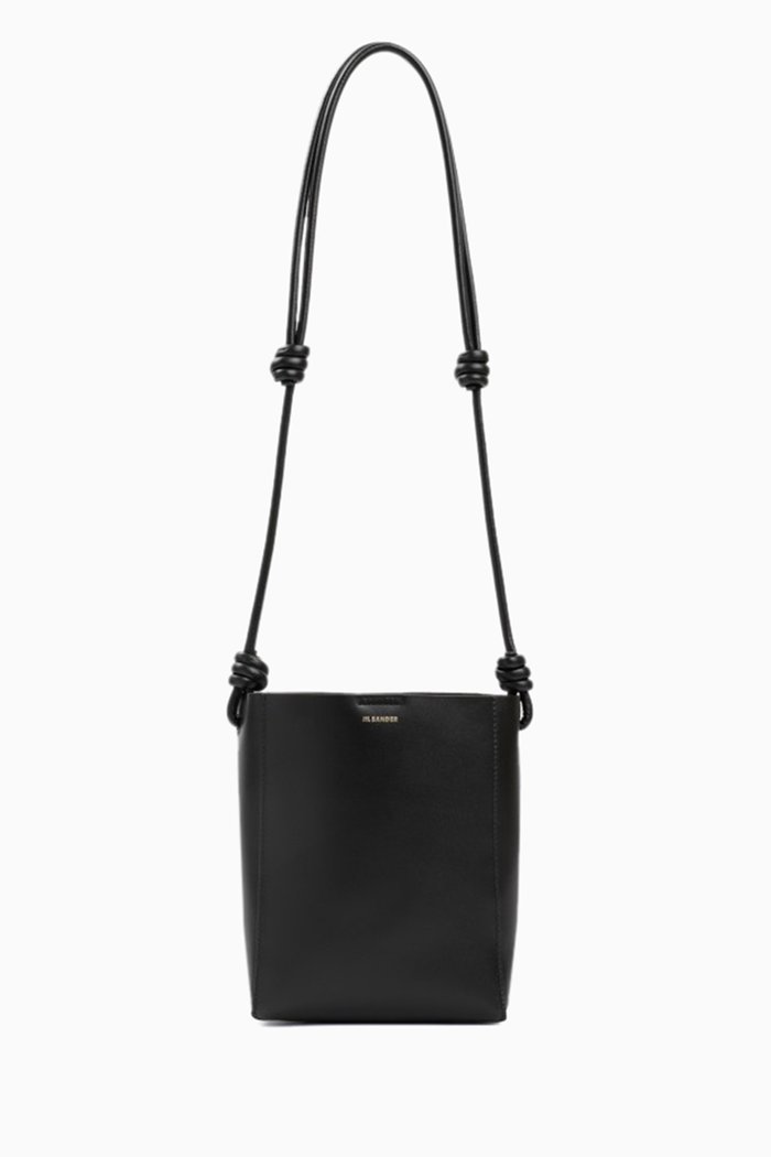 

Giro Crossbody Bag in Leather, Black