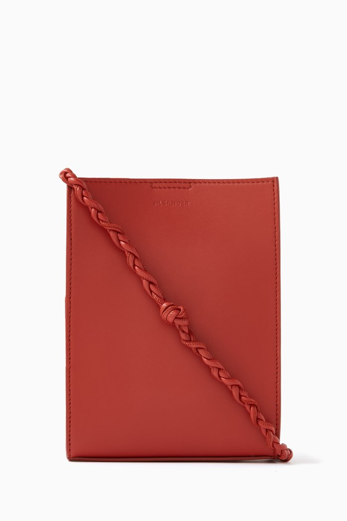

Small Tangle Pouch in Calf Leather, Red