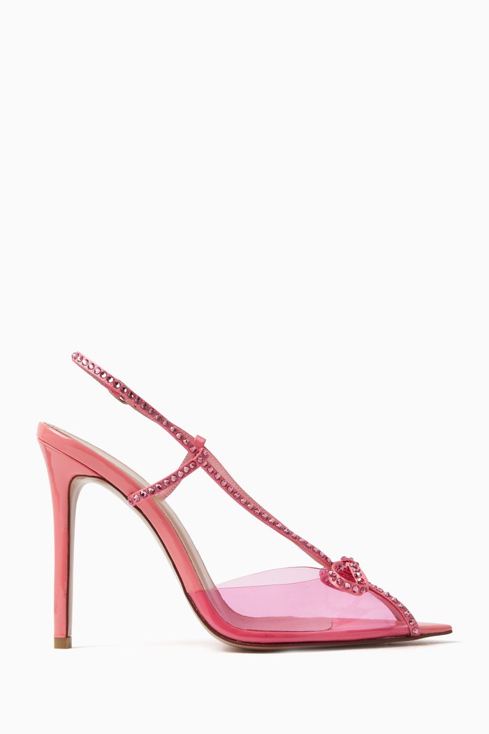 

Kay 105 Sandals in PVC & Patent Leather, Pink