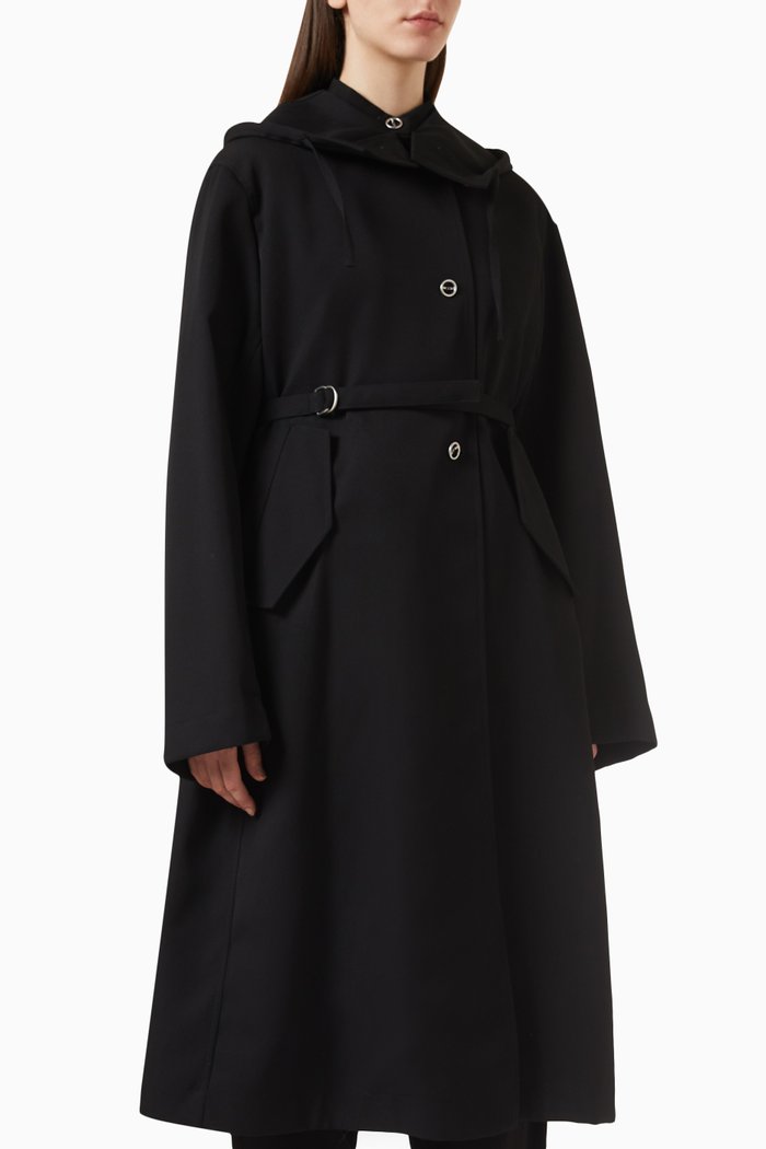 

Sport Coat in Wool-gabardine, Black