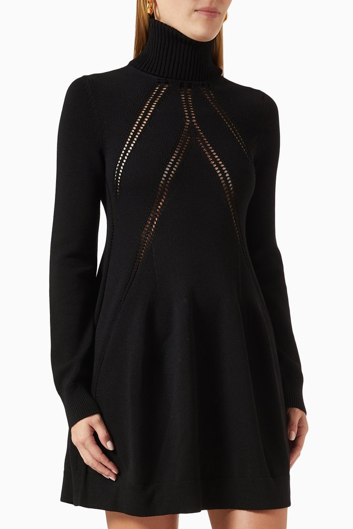 

Mini Dress in Cotton-blend, Black