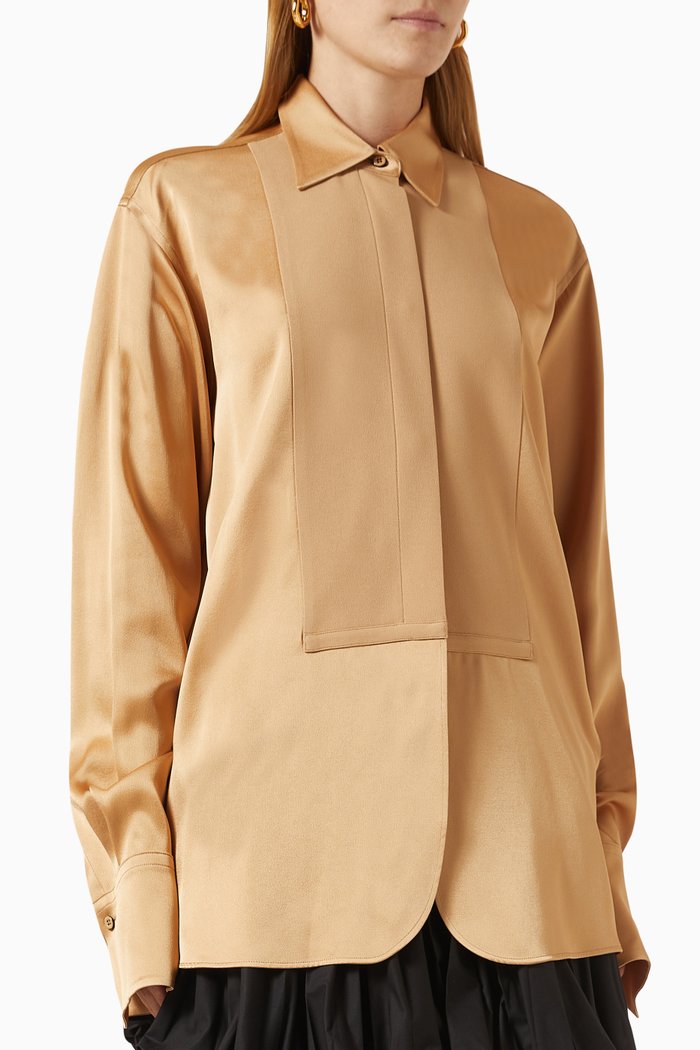 

Relaxed-fit Shirt in Satin, Multicolour