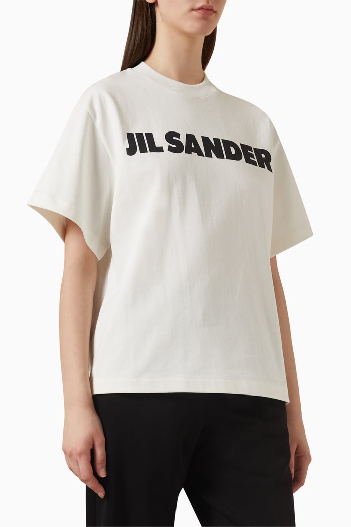 

Logo-print T-shirt in Cotton, Neutral