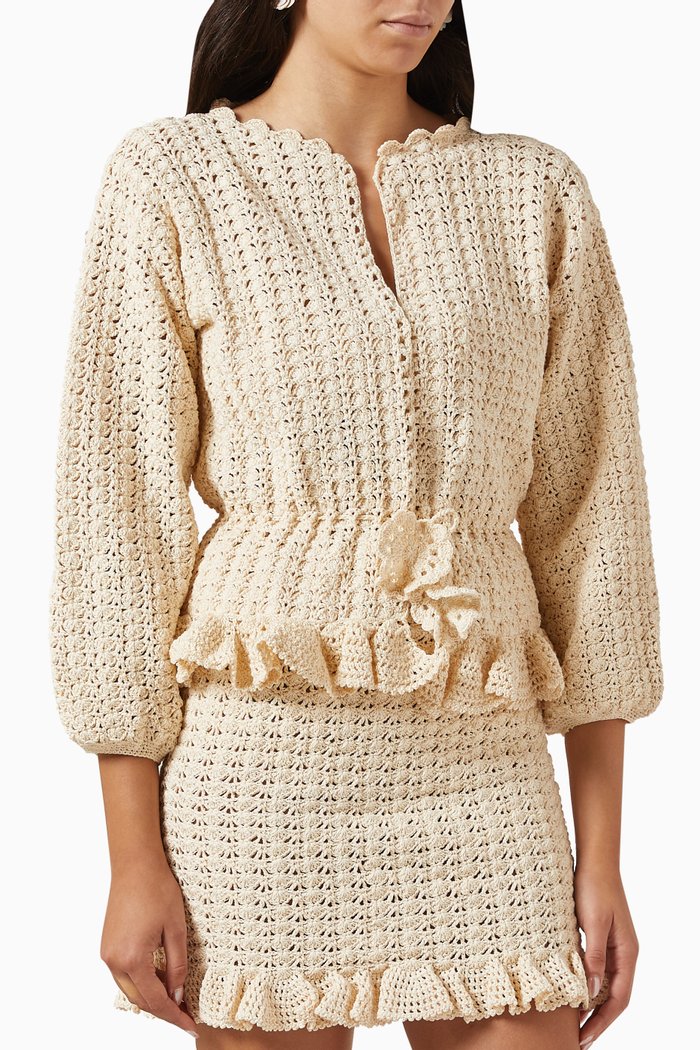 

The Galilee Cardigan in Cotton, Neutral