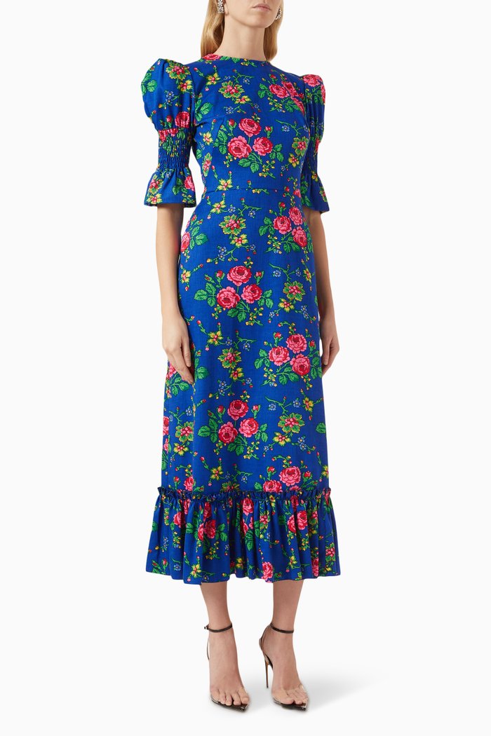 

The Toto Dress in Cotton, Blue