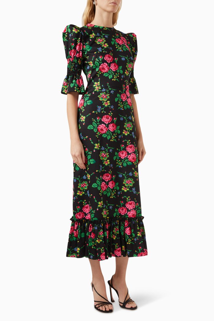 

The Toto Dress in Cotton, Black