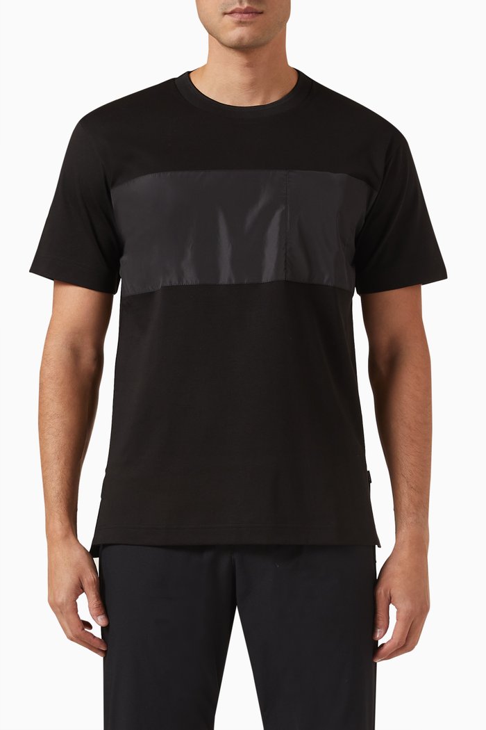 

Tessin 199 T-shirt in Cotton, Black