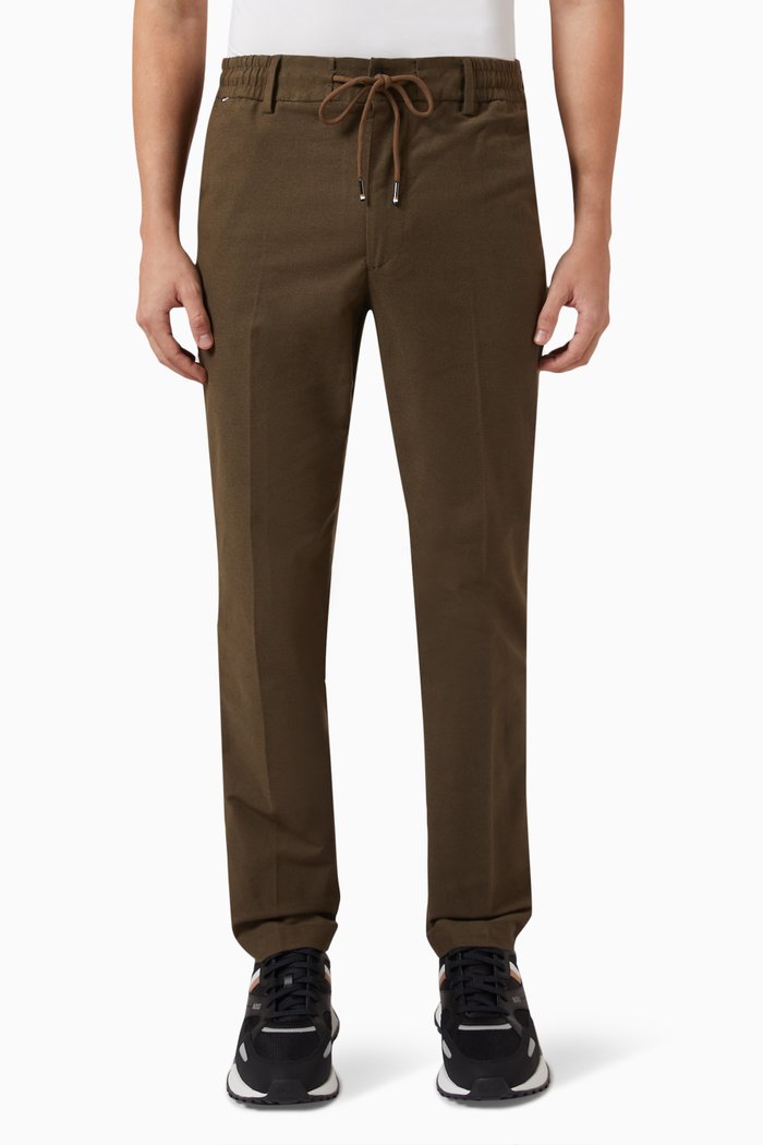 

Kane Tapered Pants in Cotton Gabardine, Green