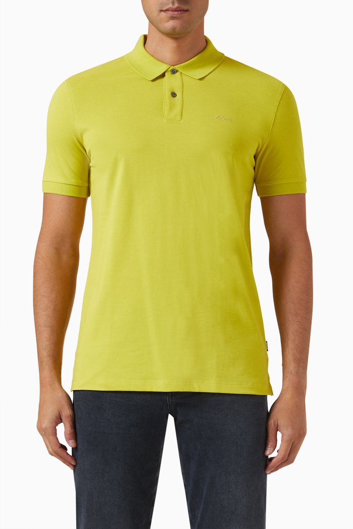 Pallas Polo Shirt in Cotton, Green