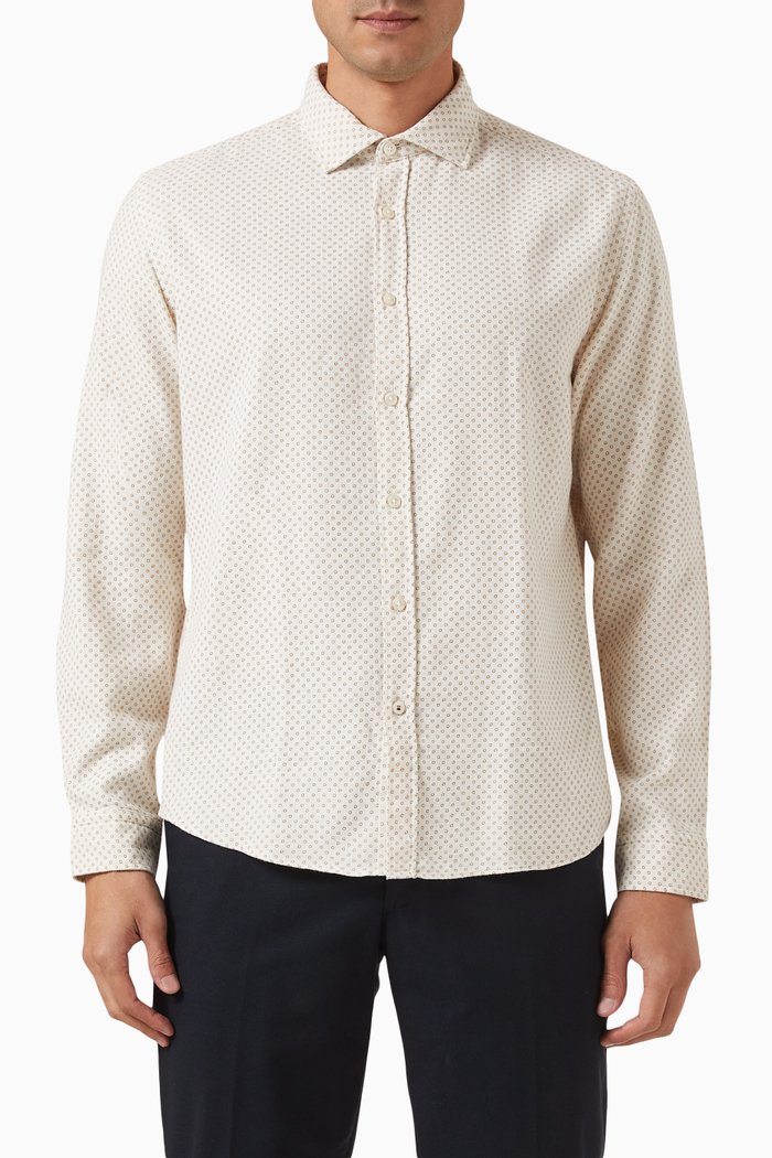 

Liam 233 Shirt in Cotton, White